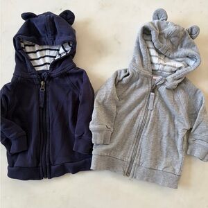 Bundle Hanna Anderssen Navy and Gray Hooded Baby Jackets